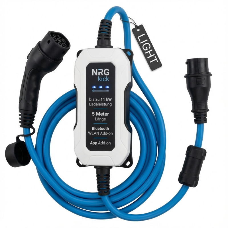 NRGkick 16A šviestuvas 5m Pure