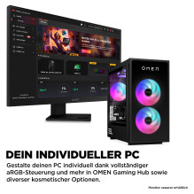 HP OMEN 35L GT16-0481ng žaidimų kompiuteris, i7-14700F, 32 GB / 2 TB SSD, RTX 5070 Ti, Win11 HP OMEN 35L GT16-0481ng žaidimų kompiuteris, i7-14700F, 32 GB / 2 TB SSD, RTX 5070 Ti, Win11
