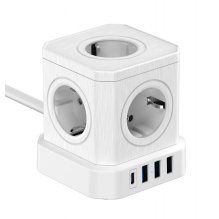 Newell GaN Power Cube 9in1 - white