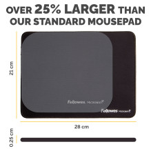 Fellowes Breyta XL Mouse Pad Black