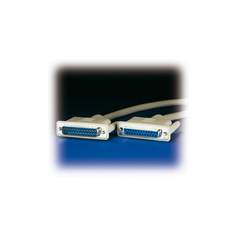 ROLINE RS232 Cable, M - F 1.8 m serial cable