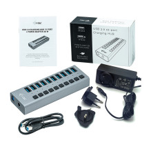 i-tec U3CHARGEHUB10 mobile device charger i-tec U3CHARGEHUB10 mobile device charger