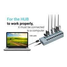 i-tec U3CHARGEHUB10 mobile device charger i-tec U3CHARGEHUB10 mobile device charger
