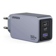 „Ugreen Nexode Pro EU“ 3 prievadų „GaN PD“ greitasis įkroviklis su USB-C laidu „Ugreen Nexode Pro EU“ 3 prievadų „GaN PD“ greitasis įkroviklis su USB-C laidu