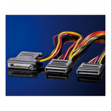 Secomp Internal Y-Power Cable, SATA to 3x, SATA Secomp Internal Y-Power Cable, SATA to 3x, SATA