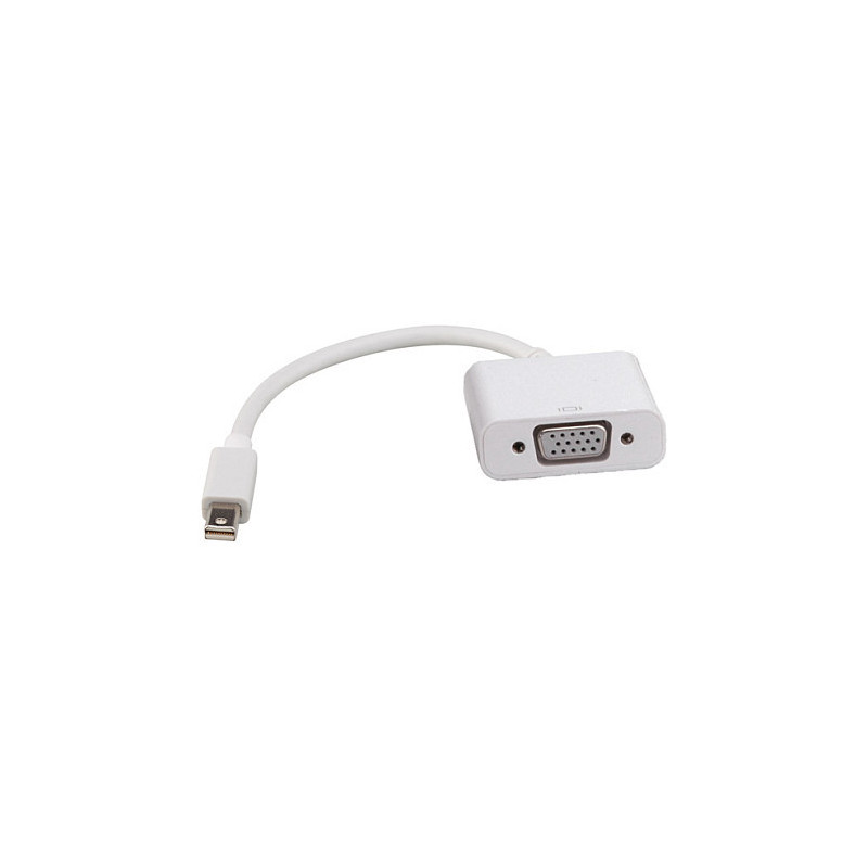 ROLINE Mini DisplayPort-VGA Adapter, v1.2, Mini DP M - VGA F white