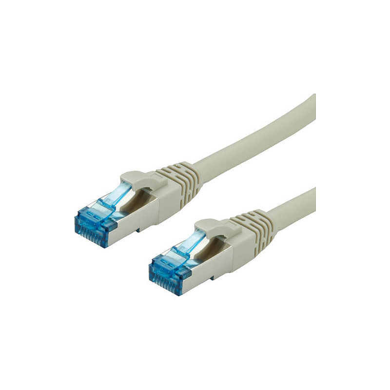VALUE S / FTP Patch Cord Cat.6a, grey 10 m networking cable