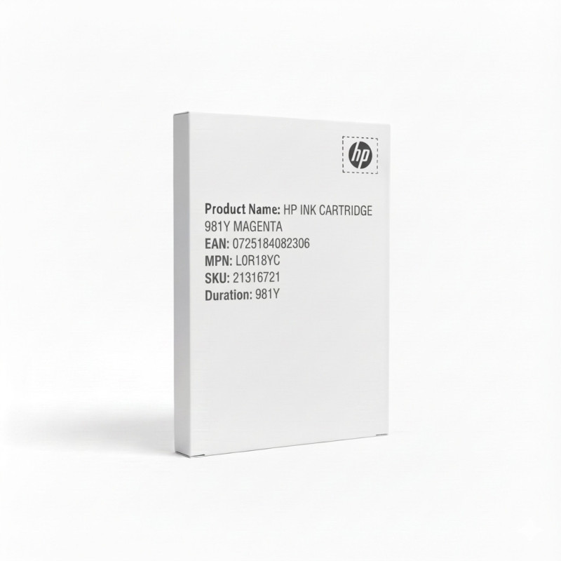 HP rašalo kasetė 981Y purpurinė