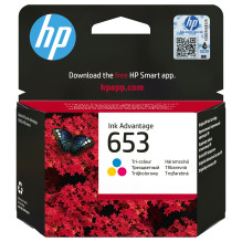 HP 653 trijų spalvų...