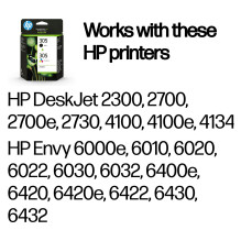 HP 305 2-Pack Tri-color / Black Original ink cartridge