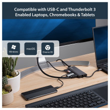 StarTech.com DKT30CSDHPD3 laptop dock / port replicator