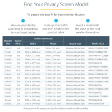 „StarTech.com PRIVACY-SCREEN-24MB“ ekrano privatumo filtras