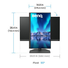 BenQ SW242Q kompiuterio monitorius