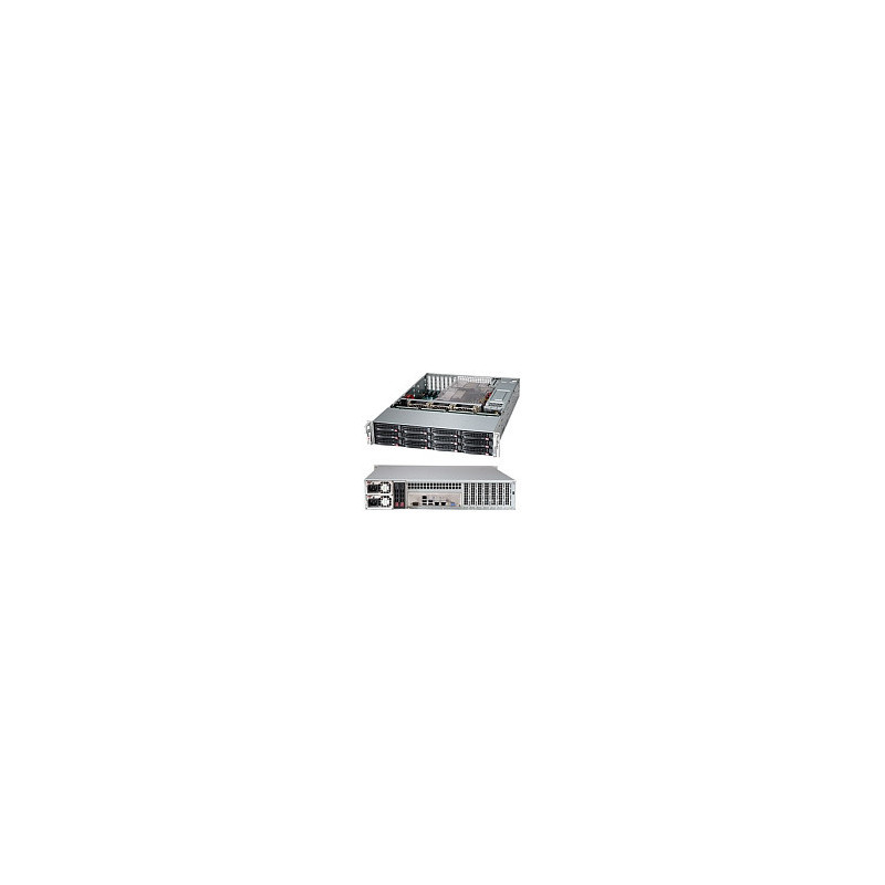 „Supermicro CSE-826BAC12-R1K23LPB“ kompiuterio korpusas
