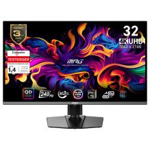 MSI MPG 321URXDE QD-OLED monitorius (80 cm (31,5 colio), juodas, „UltraHD“ / 4K, QD-OLED, adaptyvus sinchronizavimas, US MSI MPG 321URXDE QD-OLED monitorius (80 cm (31,5 colio), juodas, „UltraHD“ / 4K, QD-OLED, adaptyvus sinchronizavimas, US