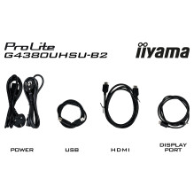 „iiyama G-MASTER G4380UHSU-B2“ kompiuterio monitorius