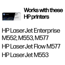 HP 508X didelės talpos juoda originali LaserJet tonerio kasetė HP 508X didelės talpos juoda originali LaserJet tonerio kasetė