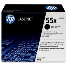 HP 55X didelės talpos juoda...