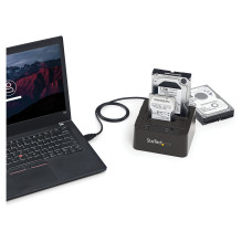 „StarTech.com“ SDOCK2U313 atminties įrenginių prijungimo stotelė