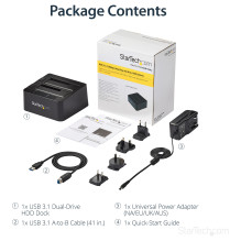 StarTech.com SDOCK2U313 storage drive docking station