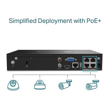 TP-Link VIGI NVR1004H-4P network video recorder