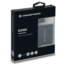 „Conceptronic DONN01B“ nešiojamojo kompiuterio dokas / prievadų replikatorius „Conceptronic DONN01B“ nešiojamojo kompiuterio dokas / prievadų replikatorius