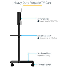 StarTech.com MBLTVSTNDEC TV mount / stand