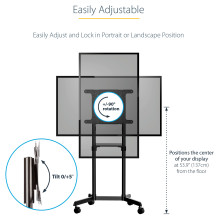 StarTech.com MBLTVSTNDEC TV mount / stand