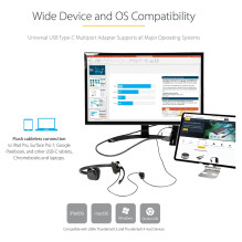 StarTech.com DKT30ICHPD laptop dock / port replicator