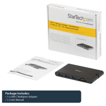 „StarTech.com“ DKT30CHVSCPD nešiojamojo kompiuterio dokas / prievadų replikatorius