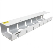 ROLINE Easy2Open kabelinis kanalas, montuojamas po stalu, baltas, 44,9 cm