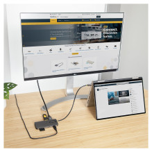 „StarTech.com 115B-USBC-MULTIPORT“ nešiojamųjų kompiuterių dokas / prievadų replikatorius