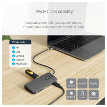 StarTech.com 115B-USBC-MULTIPORT laptop dock / port replicator