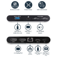 StarTech.com DK30C2DAGPD laptop dock / port replicator