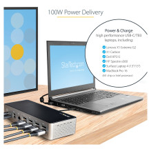 StarTech.com DK31C4DPPDUE laptop dock / port replicator