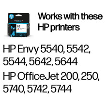 HP 62 trijų spalvų originali rašalo kasetė HP 62 trijų spalvų originali rašalo kasetė
