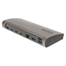 „StarTech.com TB4CDOCKUE“ nešiojamojo kompiuterio dokas / prievadų replikatorius