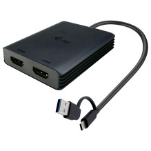 „i-tec CADUAL4KHDMI“ vaizdo kabelio adapteris