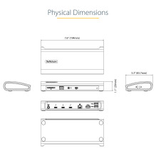 StarTech.com TB4CDOCKUE laptop dock / port replicator