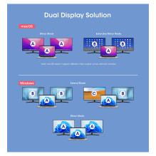 Manhattan 190398 laptop dock / port replicator
