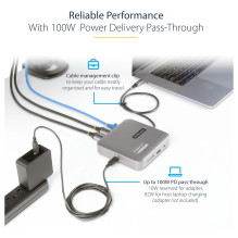 StarTech.com 102B-USBC-MULTIPORT laptop dock / port replicator