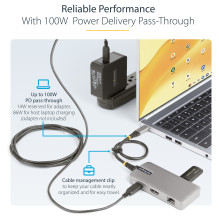 StarTech.com 103B-USBC-MULTIPORT laptop dock / port replicator
