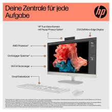 HP „All-in-One 24-cr0006ng“ (baltas, „Windows 11 Home“ 64 bitų) HP „All-in-One 24-cr0006ng“ (baltas, „Windows 11 Home“ 64 bitų)