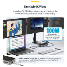StarTech.com 116E-USBC-DOCK laptop dock / port replicator