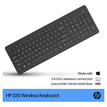 HP 220 belaidė klaviatūra HP 220 belaidė klaviatūra