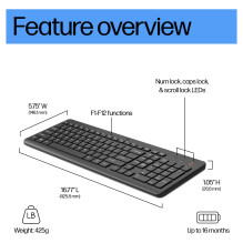 HP 220 Wireless keyboard HP 220 Wireless keyboard