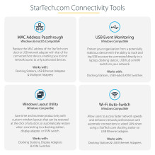„StarTech.com“ DKT31CHPDL nešiojamojo kompiuterio dokas / prievadų replikatorius