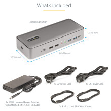 „StarTech.com“ 129UE-USBC-KVM-DOCK KVM komutatorius