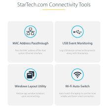 „StarTech.com“ 129UE-USBC-KVM-DOCK KVM komutatorius