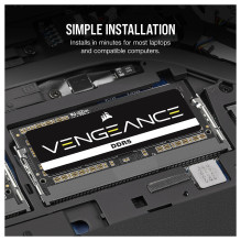 „Corsair Vengeance CMSX32GX5M1A5600C48“ atminties modulis „Corsair Vengeance CMSX32GX5M1A5600C48“ atminties modulis